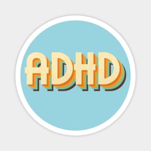 ADHD Retro Magnet